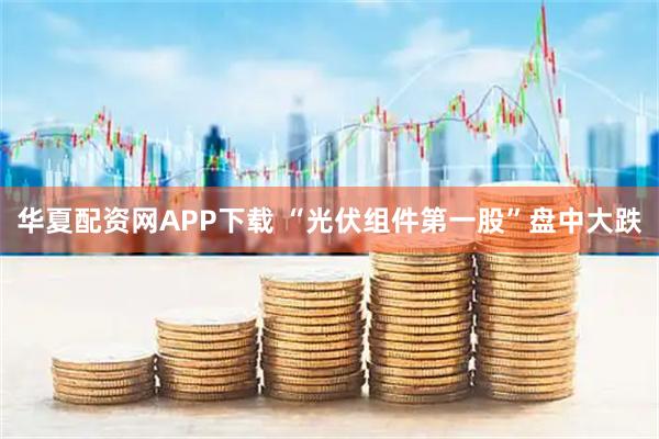 华夏配资网APP下载 “光伏组件第一股”盘中大跌