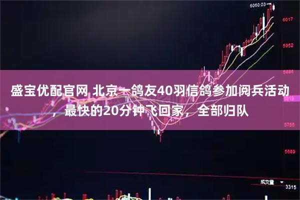 盛宝优配官网 北京一鸽友40羽信鸽参加阅兵活动，最快的20分钟飞回家，全部归队